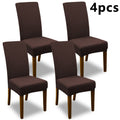 Stretch Dining Chair Covers Set | Elastic Jacquard Slipcovers for Dining Room Kitchen Wedding Office, 4pcs or 6pcs, 9 Colors, Washable Furniture Protector - product image 51