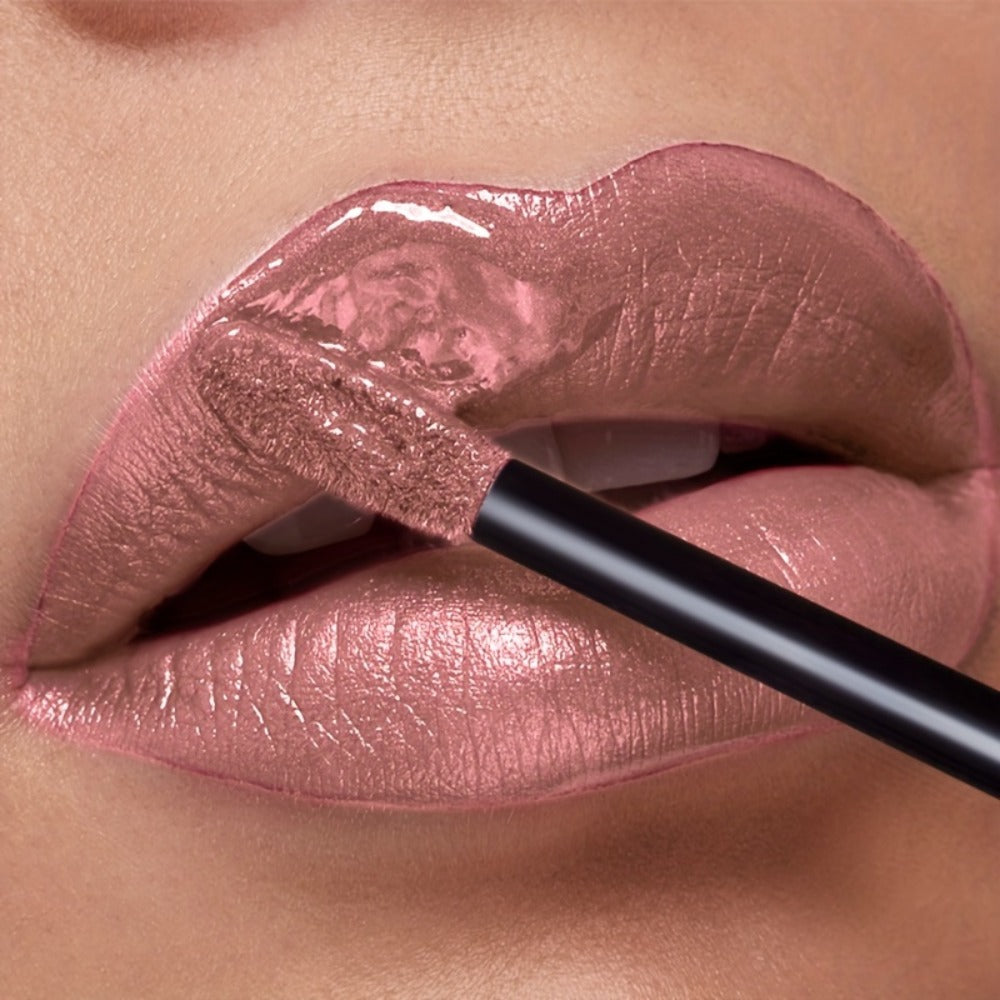 Metallic Glitter Liquid Lipstick 22 Shades Waterproof Shimmer Lip Gloss Non-Sticky Plant Squalane Formula - Long-Lasting Transfer-Proof Bold Lip Tint for Party Festival Bridal Dail - product image 9