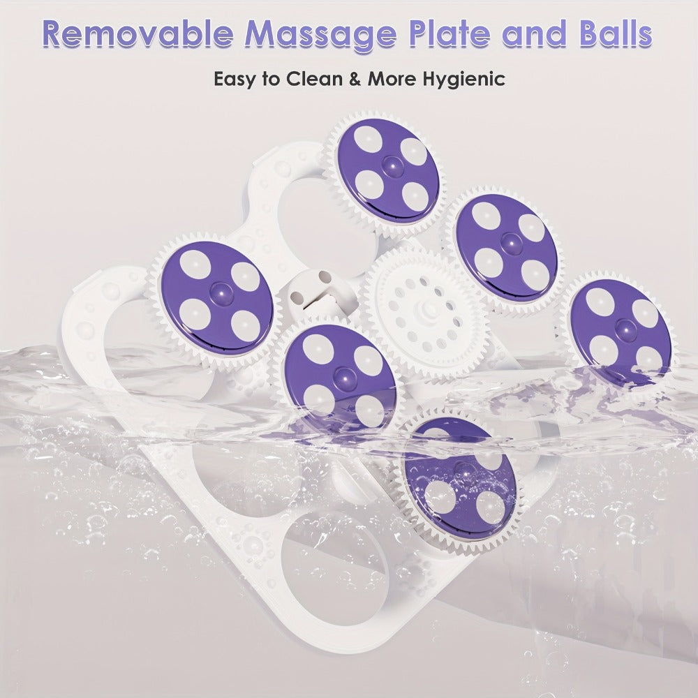 Foot Spa Massager Collapsible with Heater & Temperature Control – Foot Bath with Bubbles, 6 Massage Rollers, Vibration, Red Light Therapy & Auto Massage for Home Foot Care, Black B - product image 22