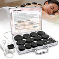 Basalt Hot Stone Massage Kit 20Pcs with Temperature Control Heater - Professional Spa Therapy Set for Full Body Neck Back Leg Stomach, Natural Stones Warmer for Therapist & Home Us - product image 7