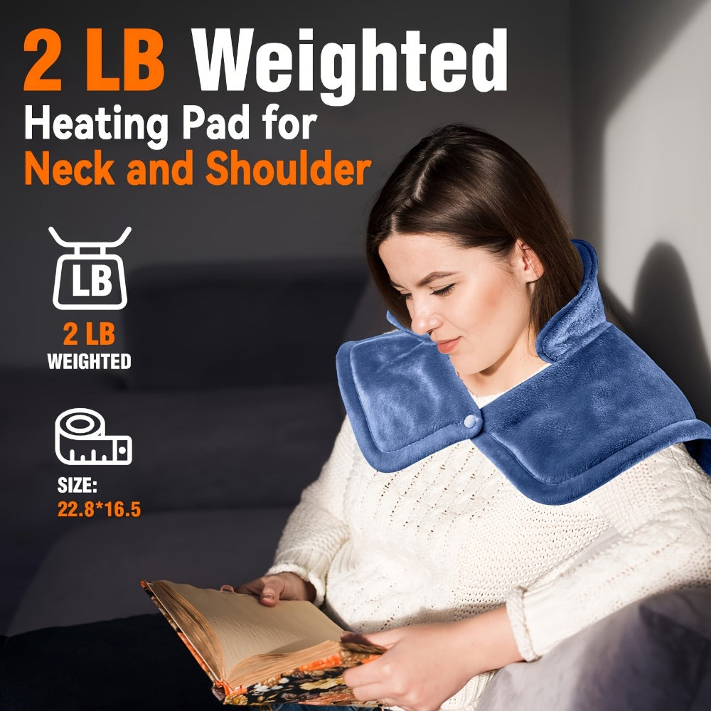 Graphene Heating Shawl Wrap Blanket - Ultra-Soft Coral Fleece Temperature-Regulating Neck Back Shoulder Warmer, Machine Washable Christmas Gift for Women Men Family - product image 7
