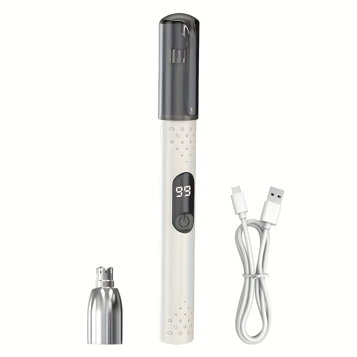 Nose Hair Trimmer Electric – USB Rechargeable Stainless Steel Unisex Trimmer for Nose, Ear & Eyebrow Hair, No-Pull Painless Cutting, Portable Stylish Design for Men & Women - product image 22