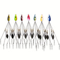 Alabama Umbrella Rig Fishing Lure Set 7 Pack | 5-Arm Multi-Head Bass Lure with Ultralight Tripod Frame, Beginner Friendly Swimbait Rig for Bass Walleye - product image