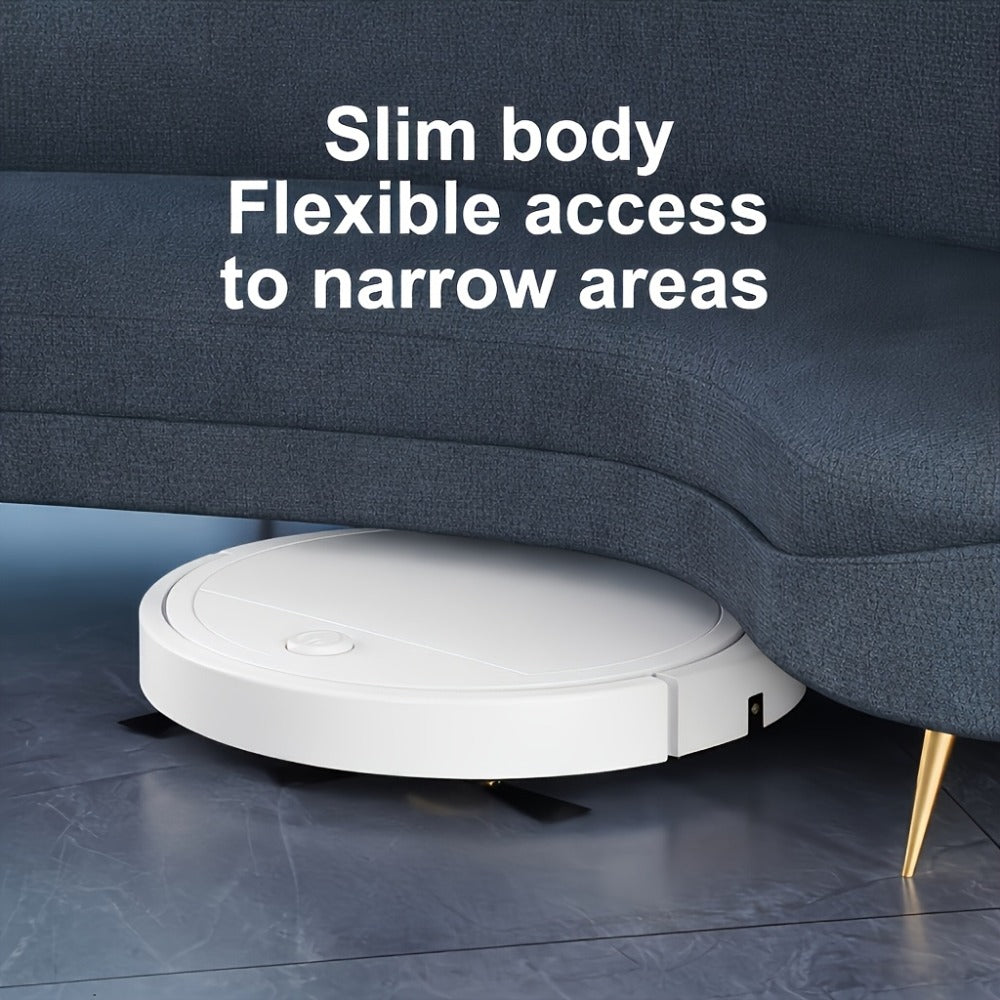 2000Pa Robot Vacuum Cleaner 150-Min Battery – Multifunctional Auto Floor Cleaner for Pet Hair, Dust & Paper Debris, Smart Robotic Vacuum for Hardwood, Tile & Carpet, Black & White - product image 10