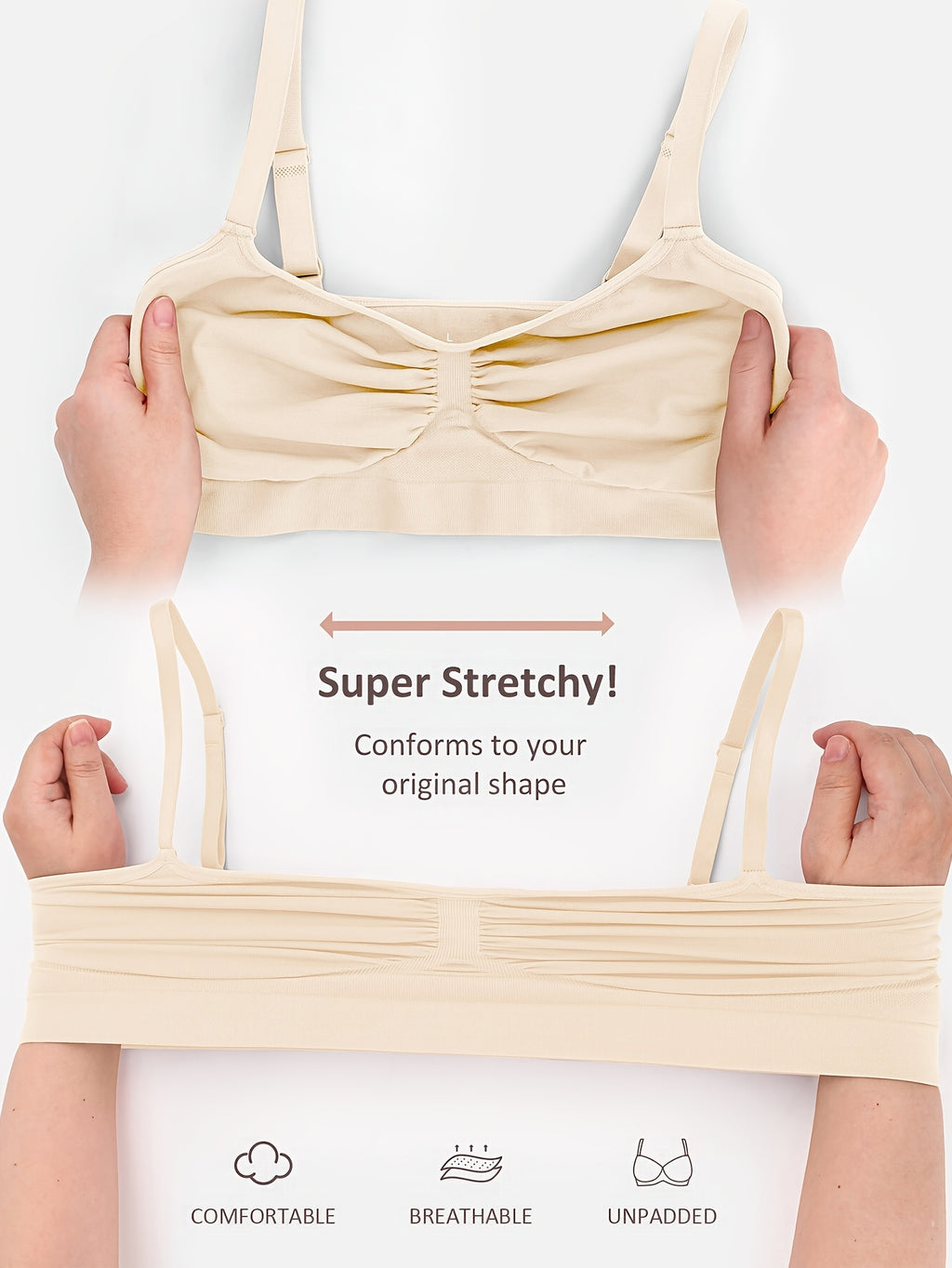 Women's Push-Up Seamless Bra with Breathable Design and Back Control - product image 25