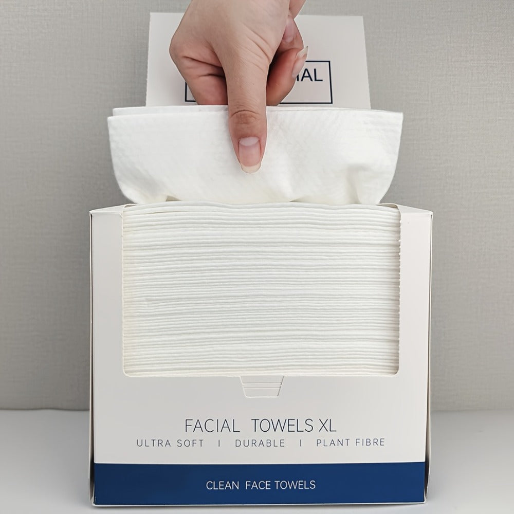 Extra Large Disposable Facial Cleansing Tissues 26×30cm – Thickened Ultra-Soft Cotton Wipes for Face Washing & Makeup Removal, Gentle for All Skin Types, 40/120/240 Pcs - product image 12