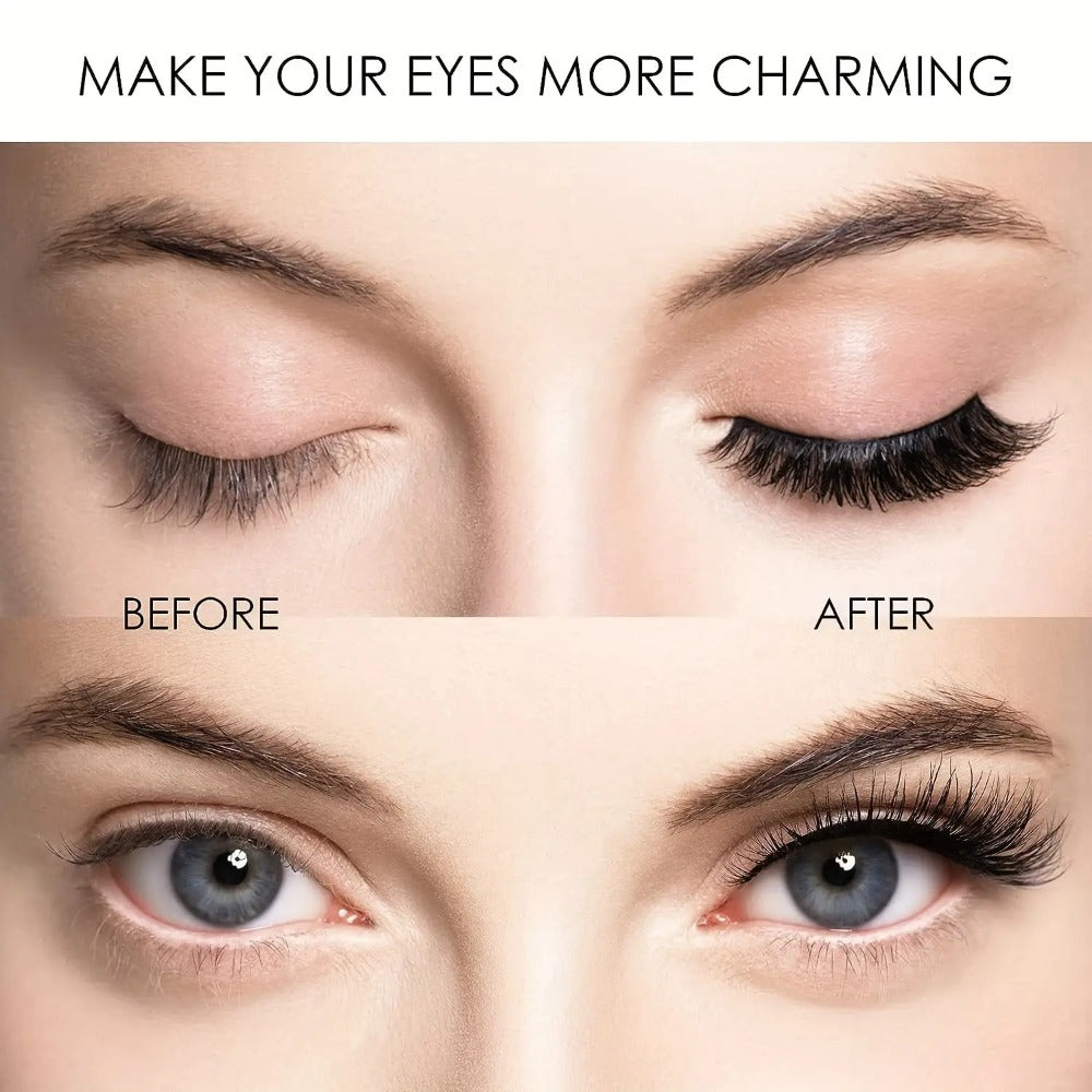 Waterproof 3D Magnetic Lashes 8Pcs Reusable Double Strip False Eyelashes Set with Clips & Glue – Natural Look for Women, Daily Wear, Parties & Special Occasions - product image 14