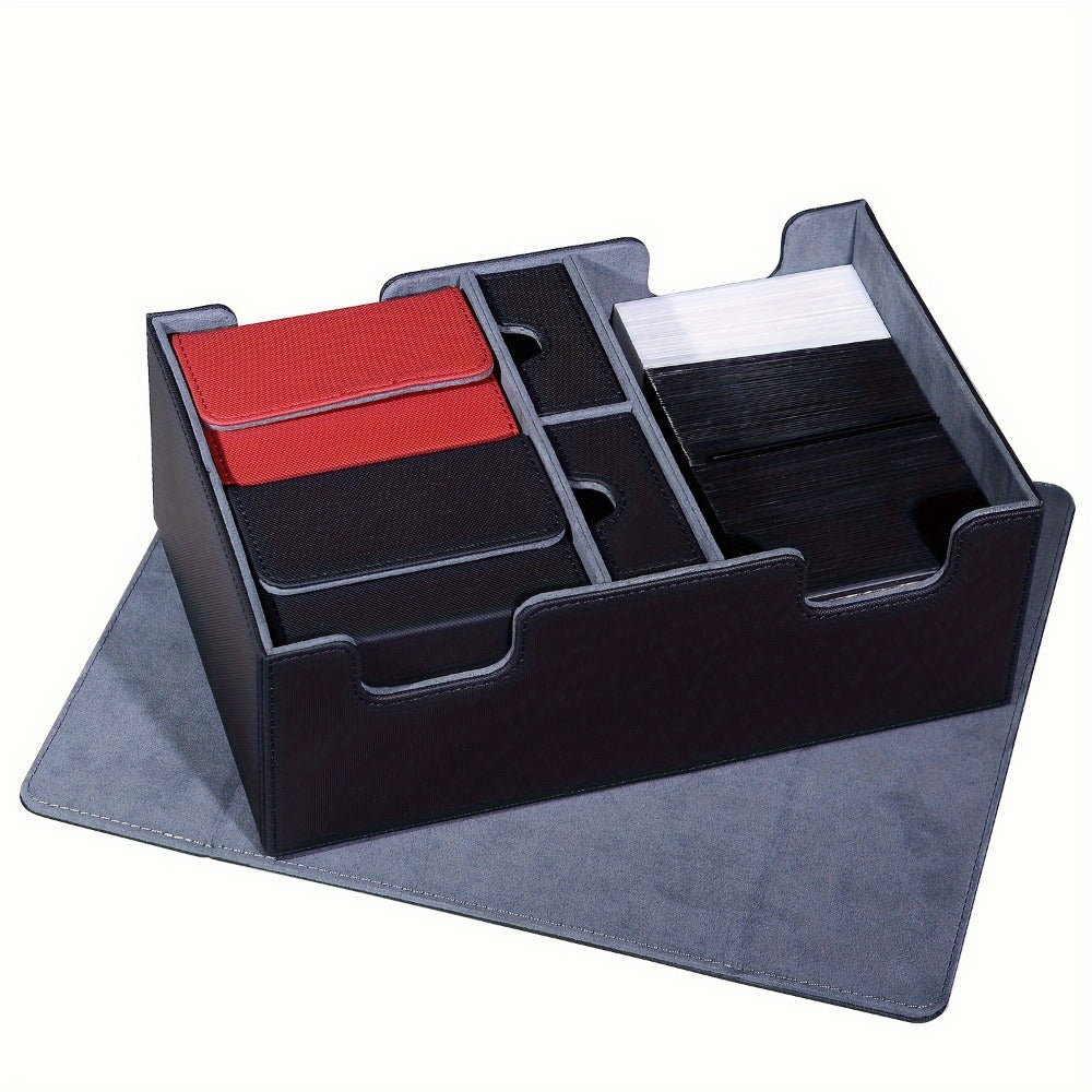 Magnetic Deck Box 600+ Cards High Capacity MTG Card Storage Case 4 Deck Slots with 2 Dice Tray TCG YuGiOh Trading Card Organizer Multiple Colors for Tidy Home - product image 4