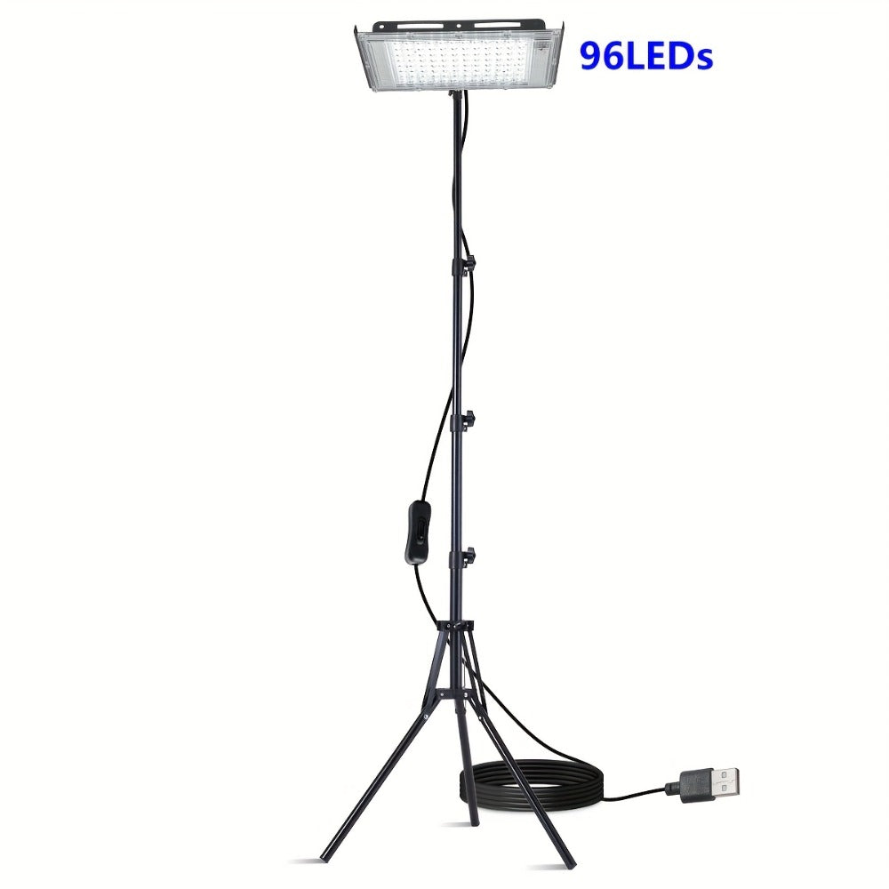 LED Work Light USB Powered 6000K Super Bright – Adjustable Height & Angle Bracket Lamp for Construction Site, Workshop, Office, Barn & Market – 50, 96 or 144 LEDs DC 5V Portable Jo - product image 5