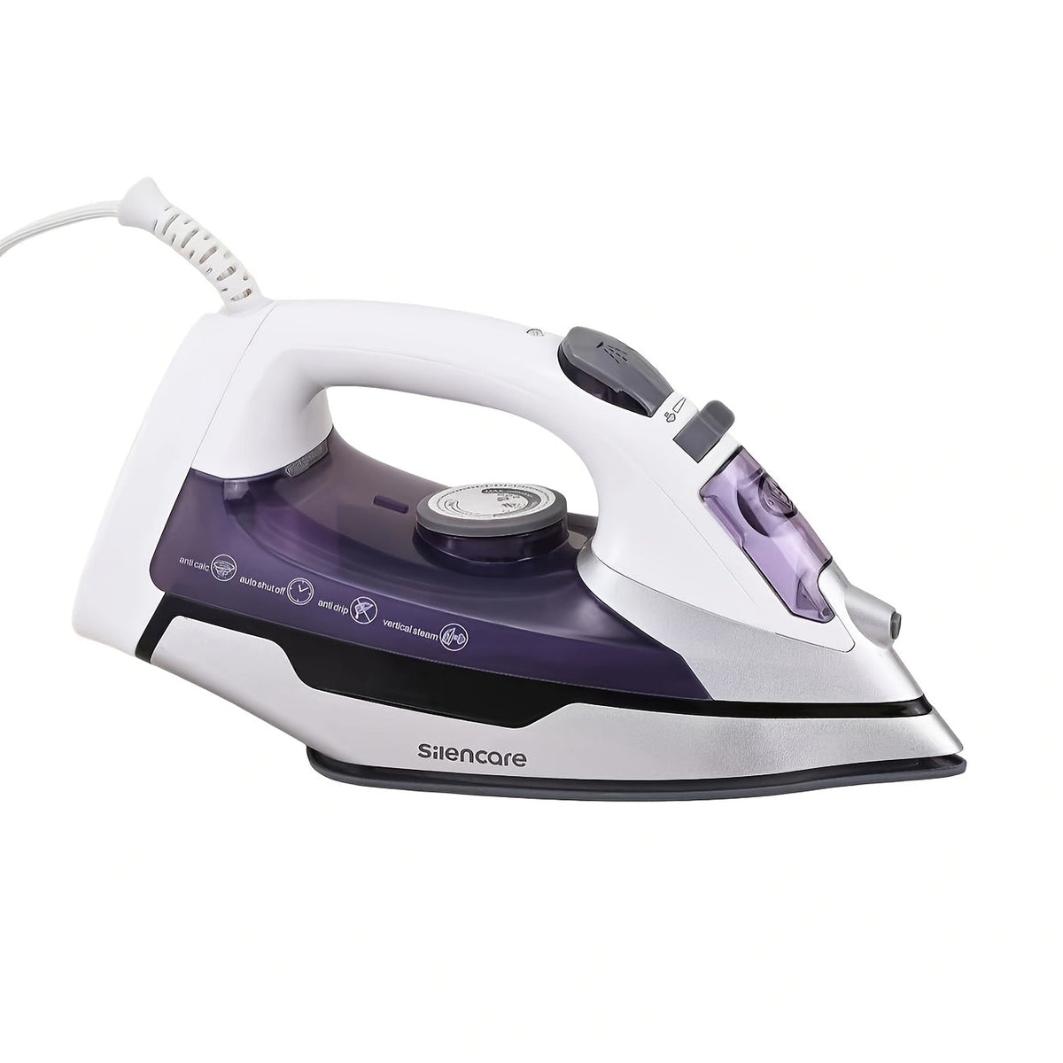 Steam Clothes Iron with Ceramic Coated Soleplate – Precision Thermostat, 3-Way Auto-Off, Self-Cleaning, Anti-Calcium & Anti-Drip, Lightweight Travel & Home Garment Iron - product image 12