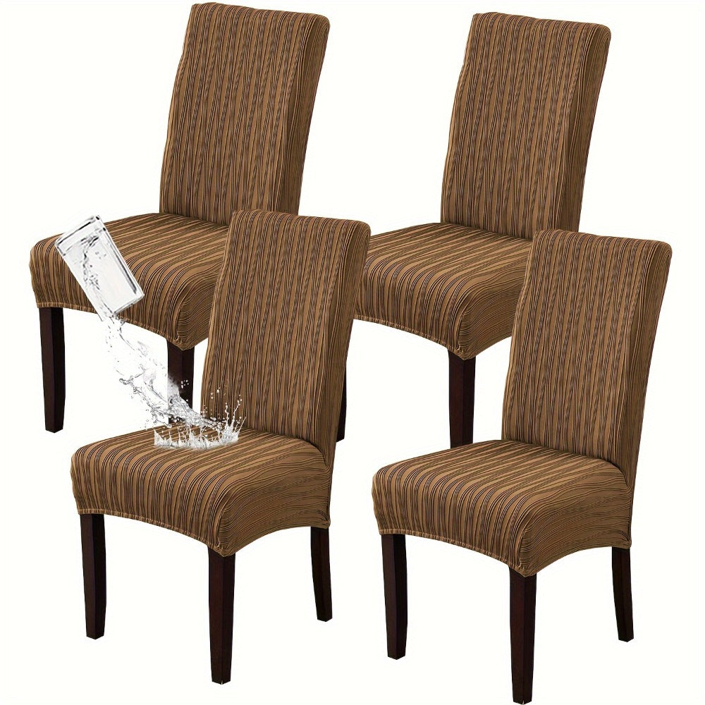 Dining Chair Covers Stretch Slipcovers Set of 4 or 6, Stain Resistant Removable Washable Chair Protector for Home Kitchen Restaurant Wedding, Spandex Jacquard Fabric, 7 Colors Avai - product image 7