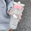 Hello Kitty Water Bottle with Straw 30 Oz – Large Capacity Cartoon Tumbler for Women & Girls – Portable Outdoor Sports Cup with Bow & Sticker – Cute Kawaii Plastic Drinkware Gift - product image 14