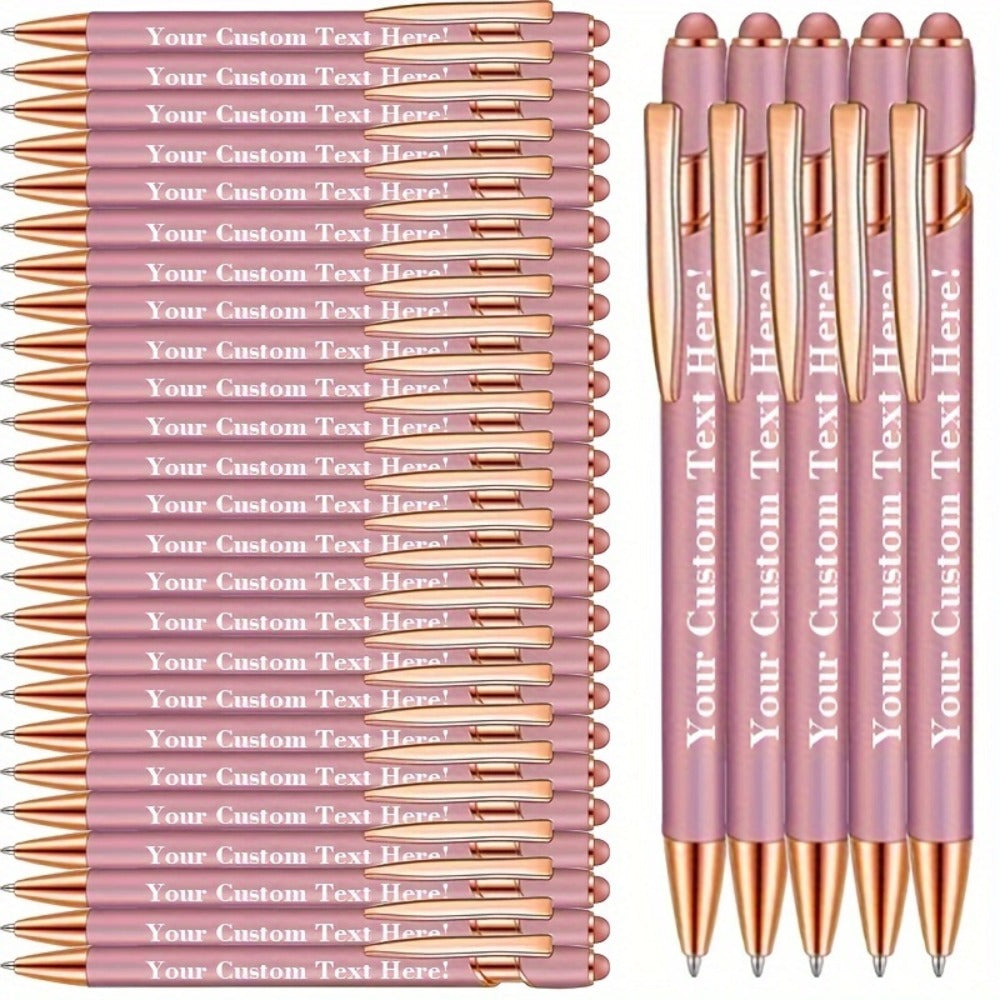 Ballpoint Stylus Pens 30 Pack – 2-in-1 Touchscreen Stylus & Ballpoint Pen with Comfortable Grip, Personalized Engraving, Bulk Set for Office, School, Wedding & Party Favors - product image 2