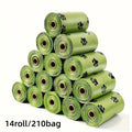 14 or 28 Rolls Pet Waste Bags for Dogs & Cats Odor Control Trash Can Liners Essential Pet Cleaning Supplies – Dog Poop Bags Scented Leak-Proof 210 or 420 Count - product image 3