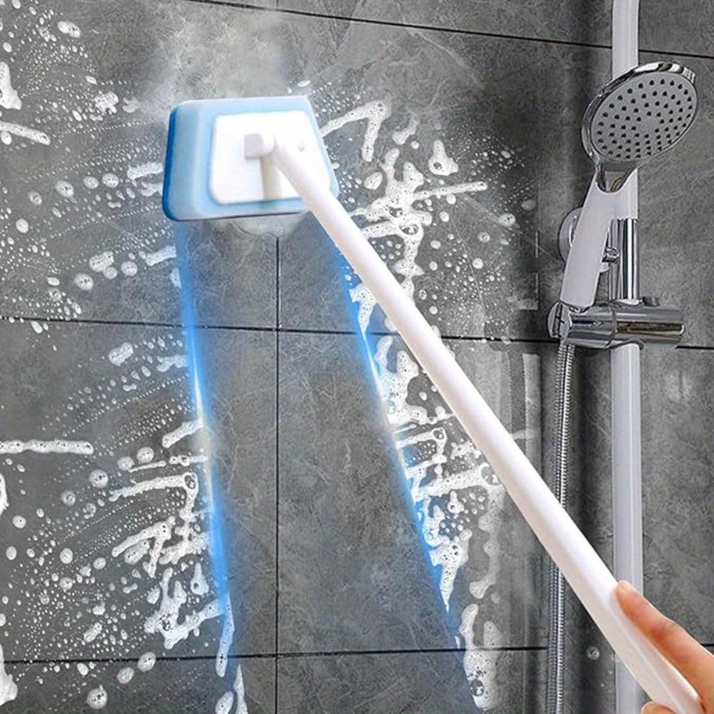 Shower Cleaning Brush Set Replaceable Heads – Bathtub Scrubber, Wall Tile Brush, Window Glass Cleaner & Floor Brush, Detachable Extendable Handle Bathroom Deep Cleaning Kit (7/11/1 - product image 13