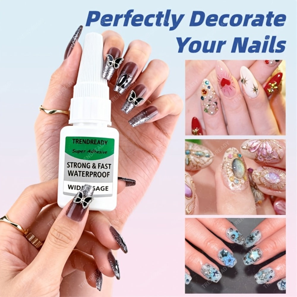 60+ Day Hold Nail Glue 4 Bottles 20g Each Super Strong Extra Hold Fast Drying No Lamp Needed Heavy Duty Adhesive for Press On Nails Fake Nails Acrylic Tips Nail Art Salon Home Use - product image 9
