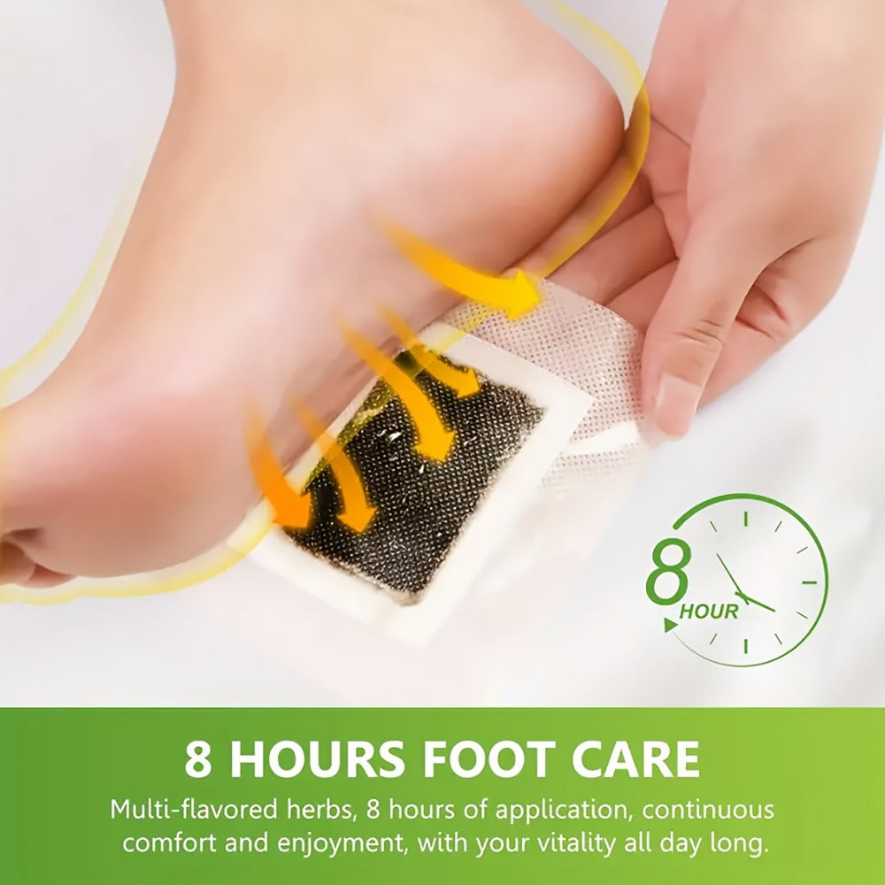 Foot Detox Pads Value Set 50pcs & 150pcs – Bamboo Vinegar & Ginger Deep Cleansing Overnight Patches, Alcohol-Free Natural Plant Formula, Green Golden Lavender Variants, Foot Care G - product image 10