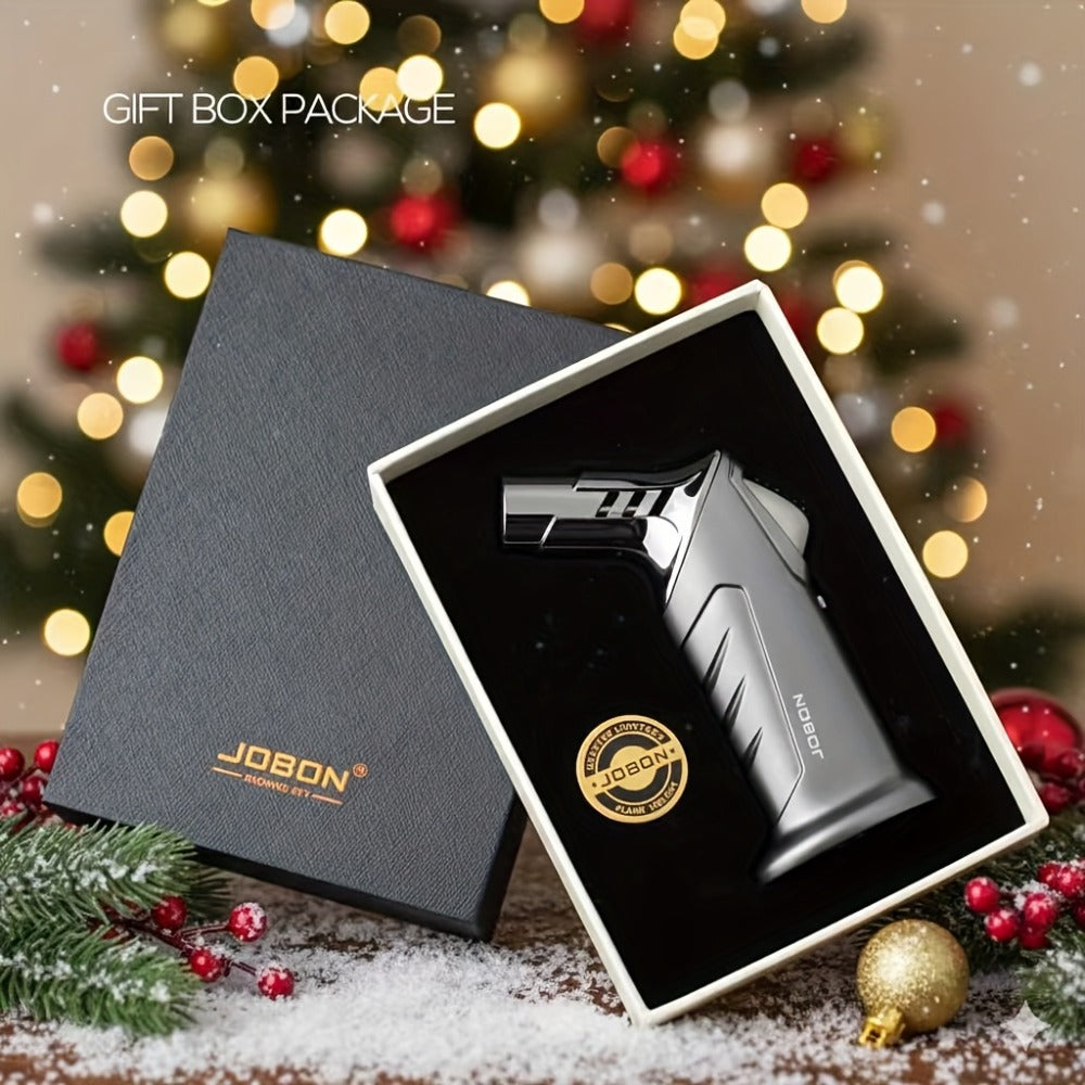 Butane Torch Lighter Gift Set 2500°F, Refillable with Safety Lock & Adjustable Flame, High-Temperature Kitchen Cooking Camping Outdoor Torch, Gift Box Included, Gas Not Included - product image 4