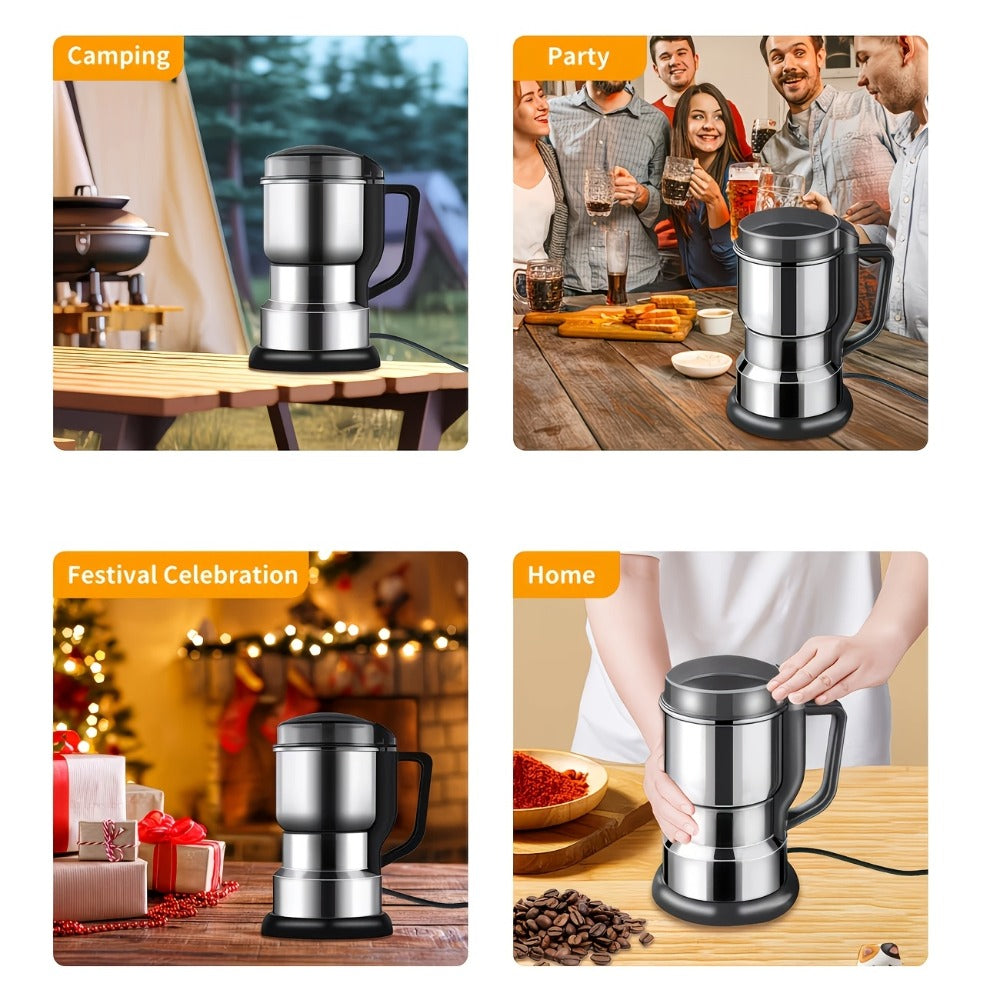 Electric Coffee Grinder 300W 25000RPM – 8-Blade Stainless Steel Spice & Grain Mill for Coffee Beans, Nuts, Spices | Home, Cafe & Camping - product image 33