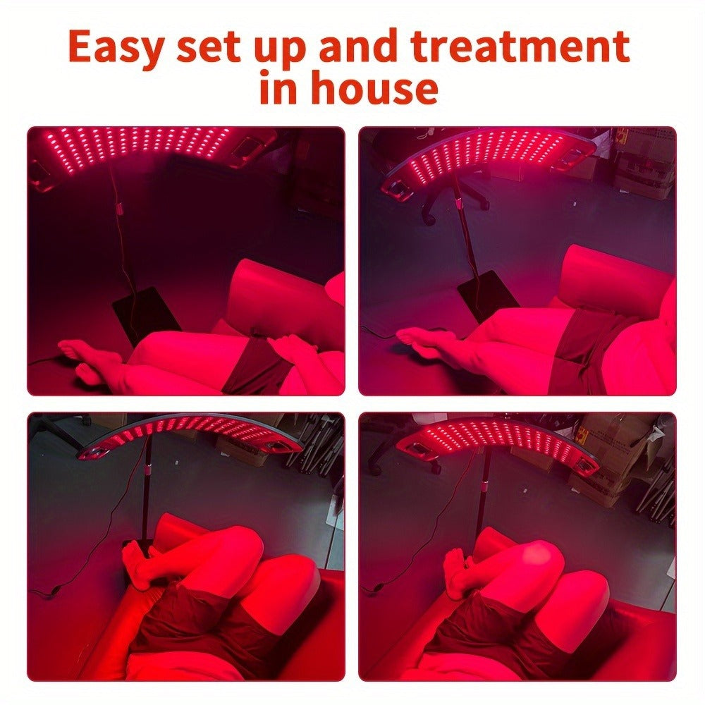 Red Light Therapy Lamp 660nm & 850nm Near Infrared Light Therapy Device with Stand LED Panel for Face Body Skin Rejuvenation Pain Relief Muscle Recovery - product image 8