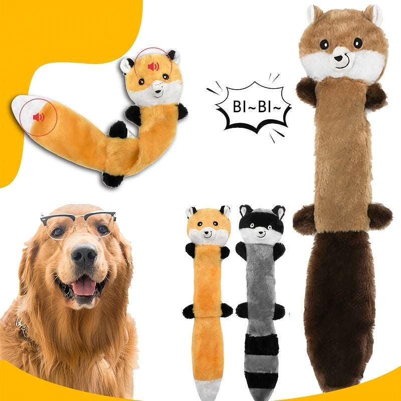 Crinkle Flat Plush Toy Multipack Variety Set for Small Medium Dogs, Interactive Chew & Squeak Toys, Durable No-Mess Design – Squeaky Dog Toys No Stuffing Plush - product image