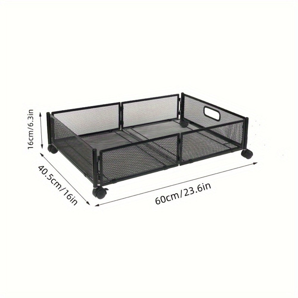 Under Bed Storage Containers with Wheels & Handles – Shoes, Clothes, Blankets Organizer - product image 2