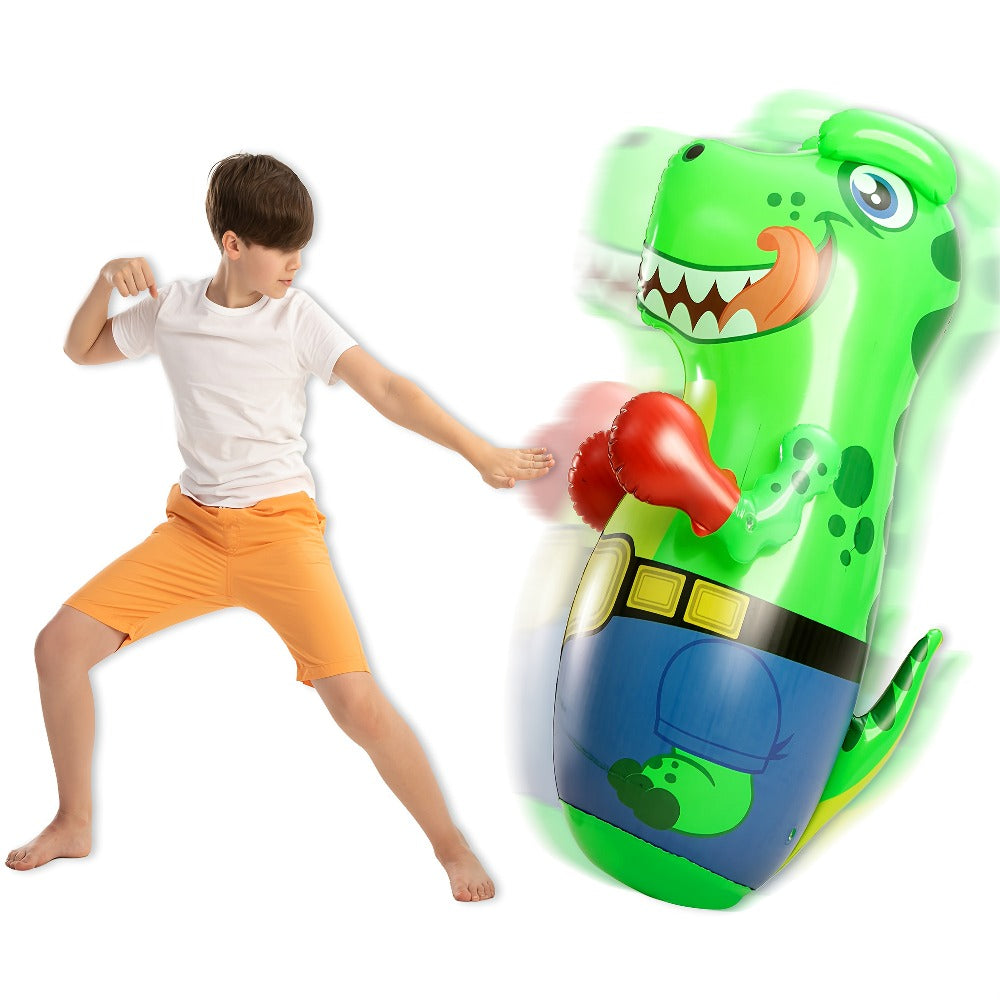 Inflatable Dinosaur Punching Bag for Kids 47 Inch | Best Birthday Christmas Gift for Boys | T-Rex Blow Up Bouncing Back Bopper, Water Base Bop Bag for Indoor - product image 8