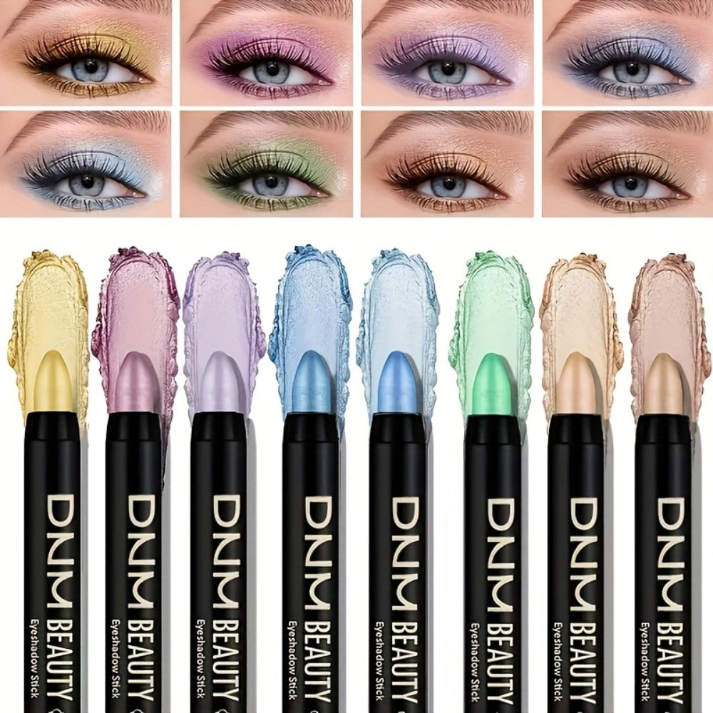 Fluorescent Eye Shadow Pen Set 8 or 16 Pcs – Shimmer Matte & Neon Gel Eyeliner Pencil Kit, Waterproof Vibrant Eye Makeup for Holiday Party Festival, Gift for Women - product image 4