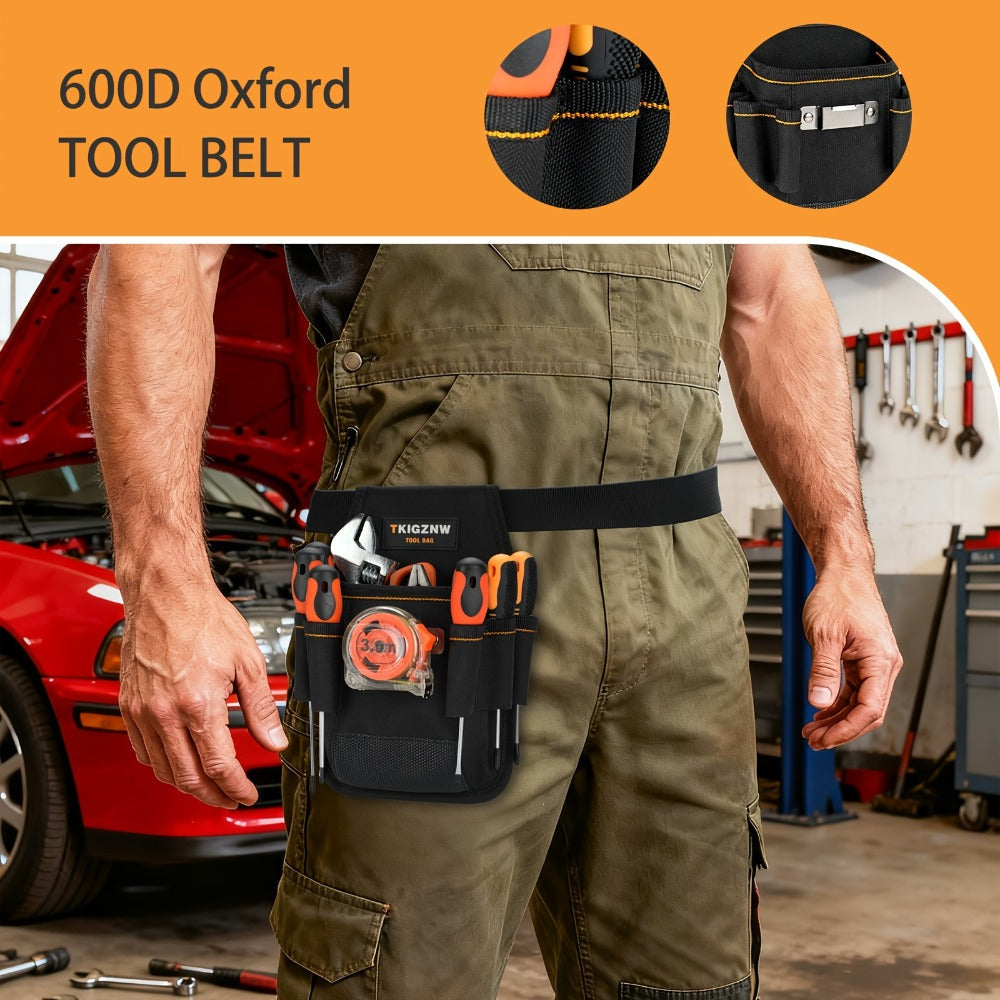 Tool Bag Heavy Duty 7-Pocket PVC Organizer for Mechanics & Electricians – Multi-Pocket Hand Tool Storage Bag, Portable Jobsite Toolbag for Plumbers, Contractors & DIY - product image 3
