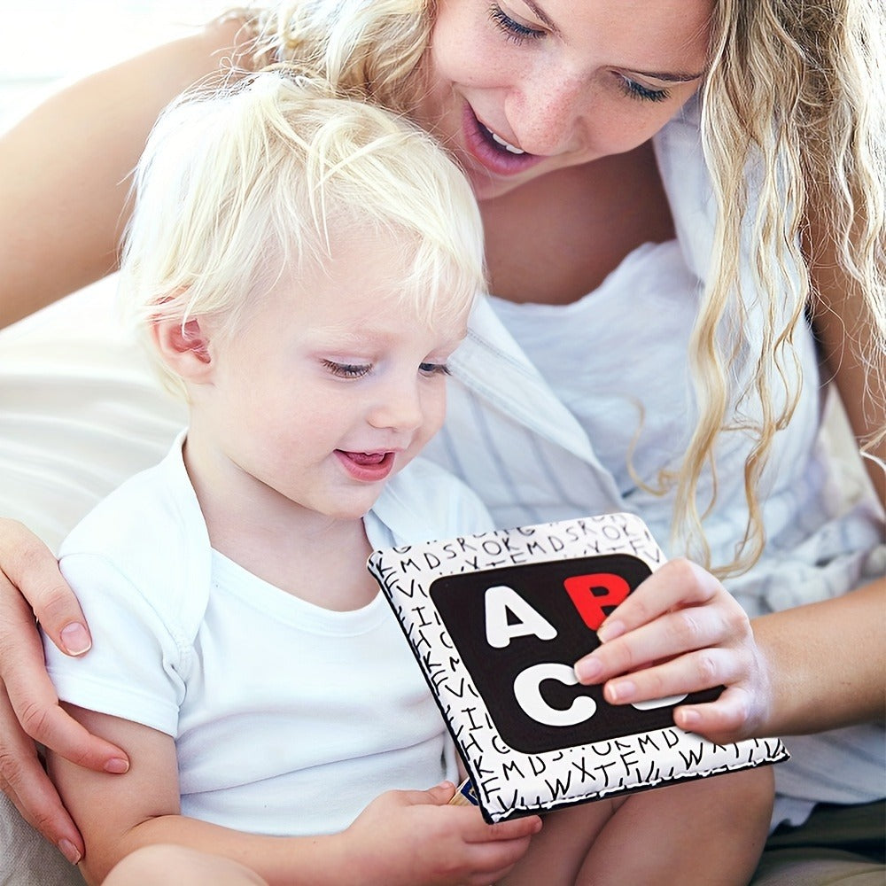 Newborn Visual Stimulation Brain Development Montessori Learning Toy, Infant Cards Ages 0-36 Months, Baby Shower Gift Registry Must Have – High Contrast Baby Flashcards 64 Cards Black White Red