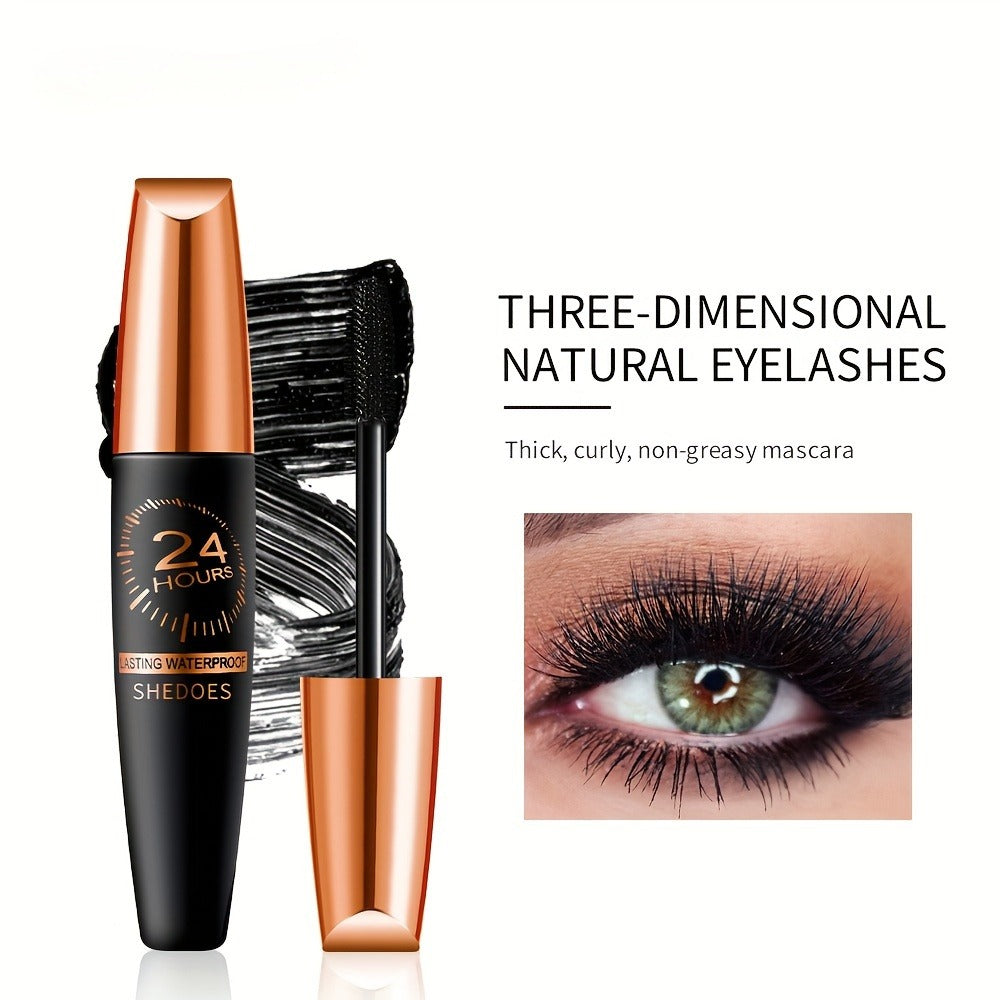 Squalane Mascara 3 Pack for Women – 8D Volume & Lengthening Deep Black Formula, Smudge-Proof Thickening Lash Enhancer, Plant-Derived Squalane, Warm Water Removable Long-Lasting Eye - product image 6