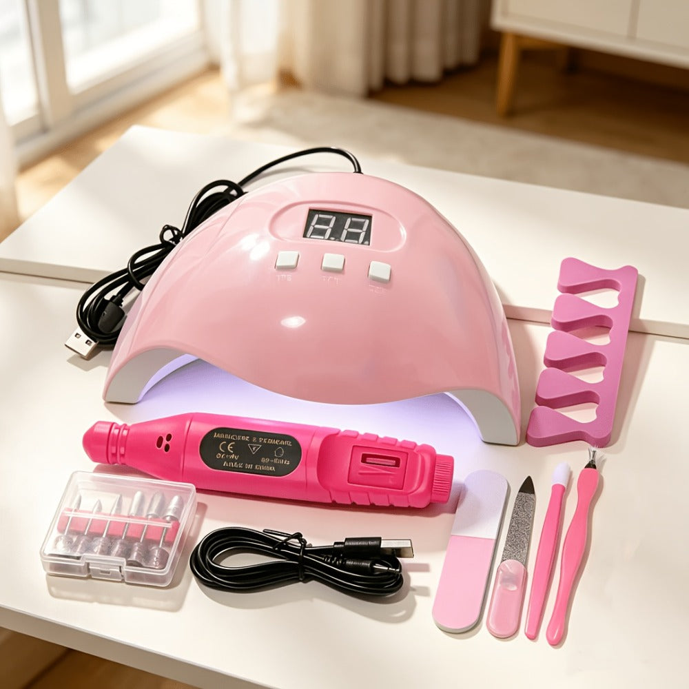 Smart UV LED Gel Nail Lamp with Auto Sensor & LED Countdown Display | Professional Fast Curing Dryer for All Gel Polishes Fingernails Toenails | Salon & Home DIY Manicure Gift for  - product image 3