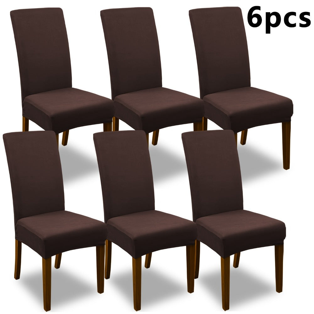 Stretch Dining Chair Covers Set | Elastic Jacquard Slipcovers for Dining Room Kitchen Wedding Office, 4pcs or 6pcs, 9 Colors, Washable Furniture Protector - product image 5