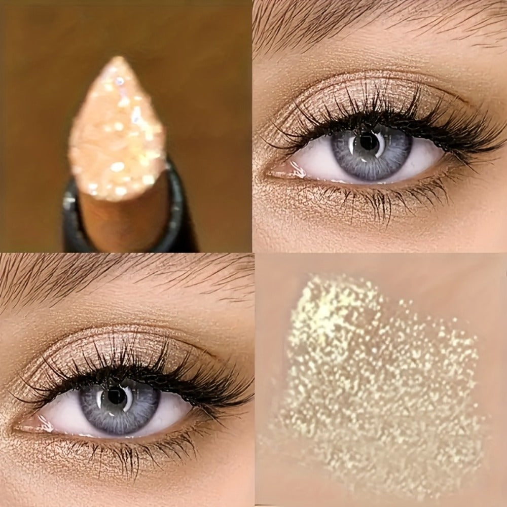 Shimmer Eyeshadow Stick Set 6 Pcs for Women – Pearl Sparkling Waterproof Long-Lasting Eye Makeup Pens with Squalane, Easy Blendable No-Brush Eyeshadow Kit, Gift for Her - product image 9