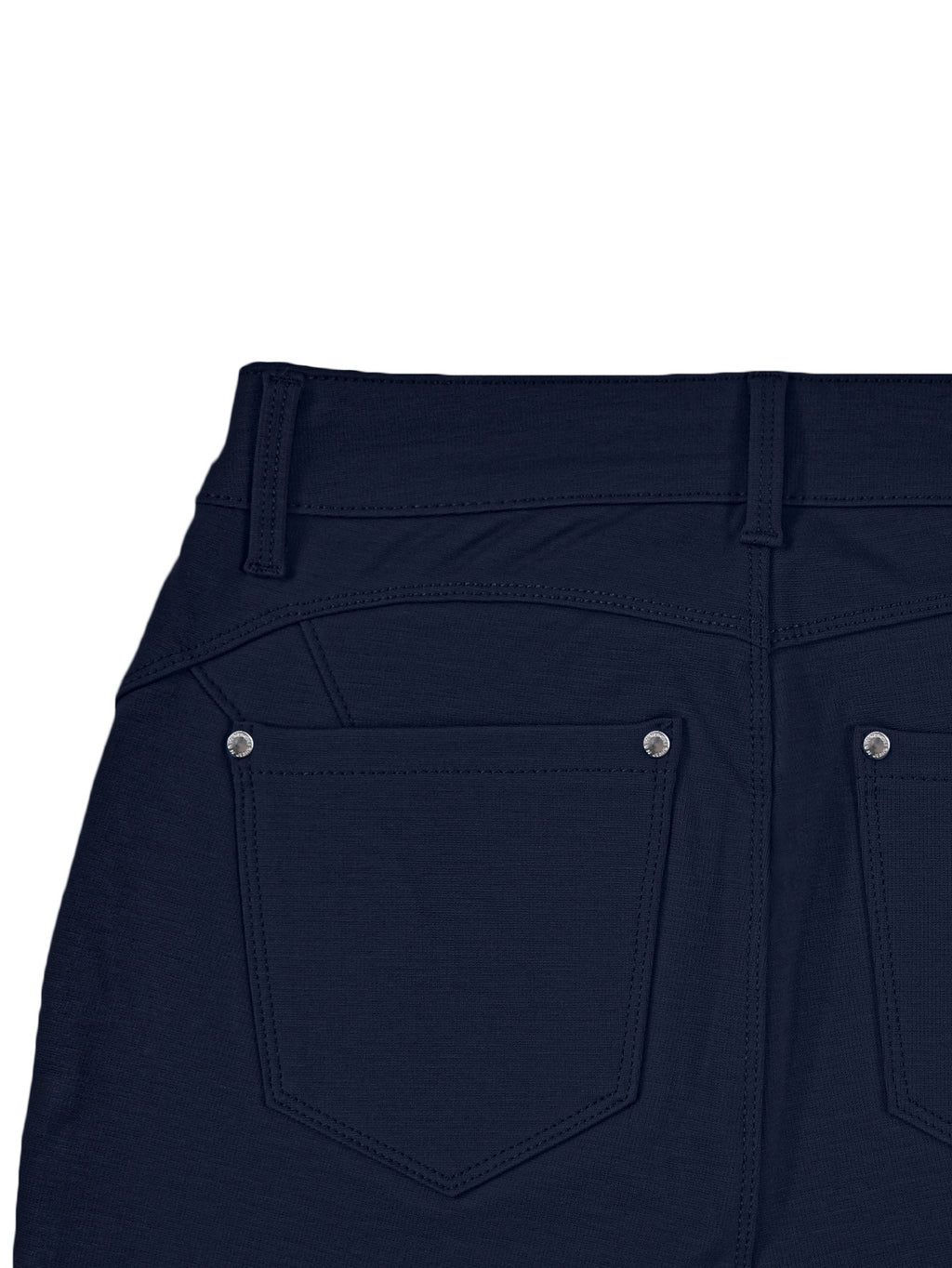 Women's Black High-Waisted Skinny Jeans - Stretchy Fabric, Button Accents, Multiple Pockets, Long Length, Casual Street Style, Allseason Pants, Casual - product image 20