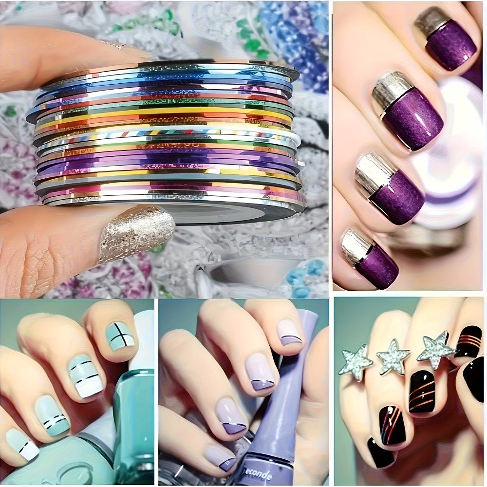 72-Piece Complete Nail Art Set with LED UV Lamp, Electric Nail Drill Pen, Gel Polish, Glue Drying Machine, Nail Polisher, Polish Brush Set, Finger Divider & Stainless Steel Manicur - product image 5