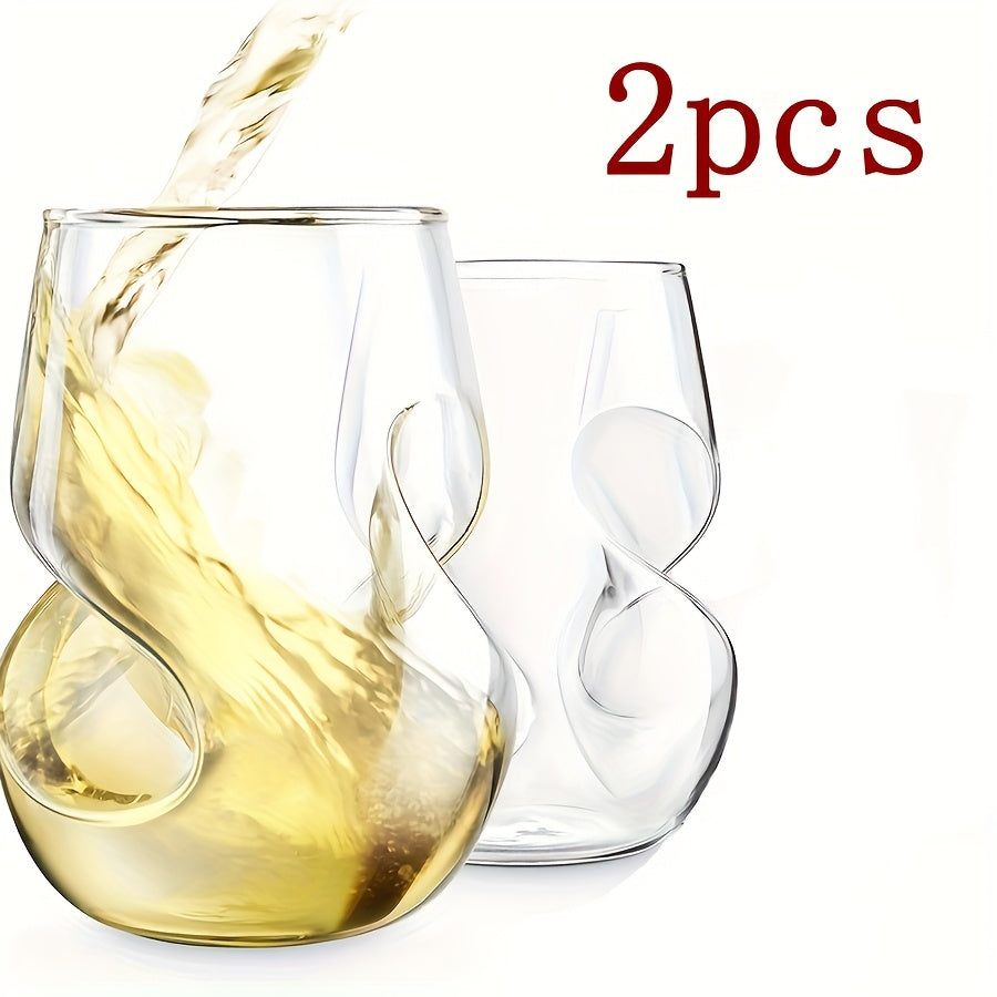 Two-Pack/Four-Pack/Six-Pack, Creative Japanese Cocktail Glasses For Home Use Water Cup Tea Glass Beer Mug Twist Glass Whiskey Tumbler - product image 3