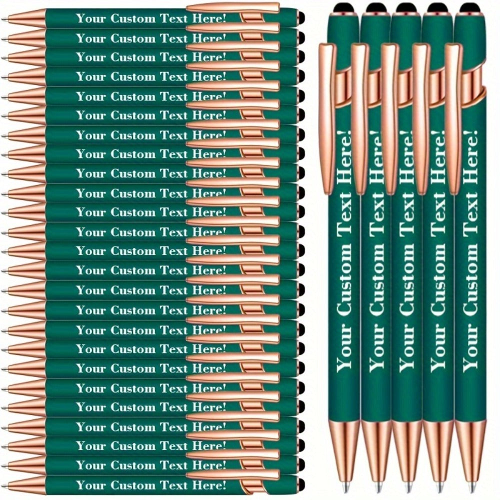 Ballpoint Stylus Pens 30 Pack – 2-in-1 Touchscreen Stylus & Ballpoint Pen with Comfortable Grip, Personalized Engraving, Bulk Set for Office, School, Wedding & Party Favors - product image 6