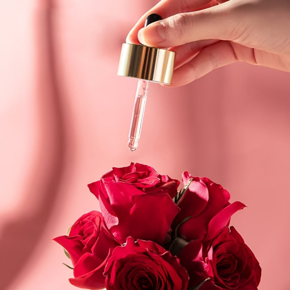 Rose Essential Oil Face & Body Moisturizer — Plant-Based Squalane, Avocado Oil & Hypoallergenic Formula for Dry Skin, Deep Hydration & Skin Repair | All Skin Types | MERCILEN - product image 4
