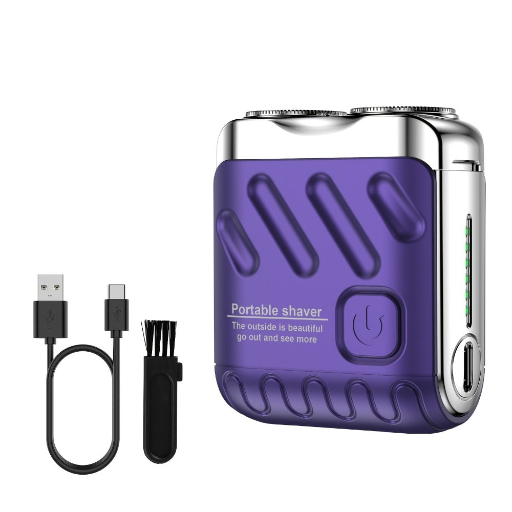 Electric Shaver for Men Magnetic Dual Blade Heads 2-Speed USB Rechargeable Mini Portable Razor Compact Travel Grooming Tool Multiple Colors Waterproof Version Available Orange Blac - product image 9