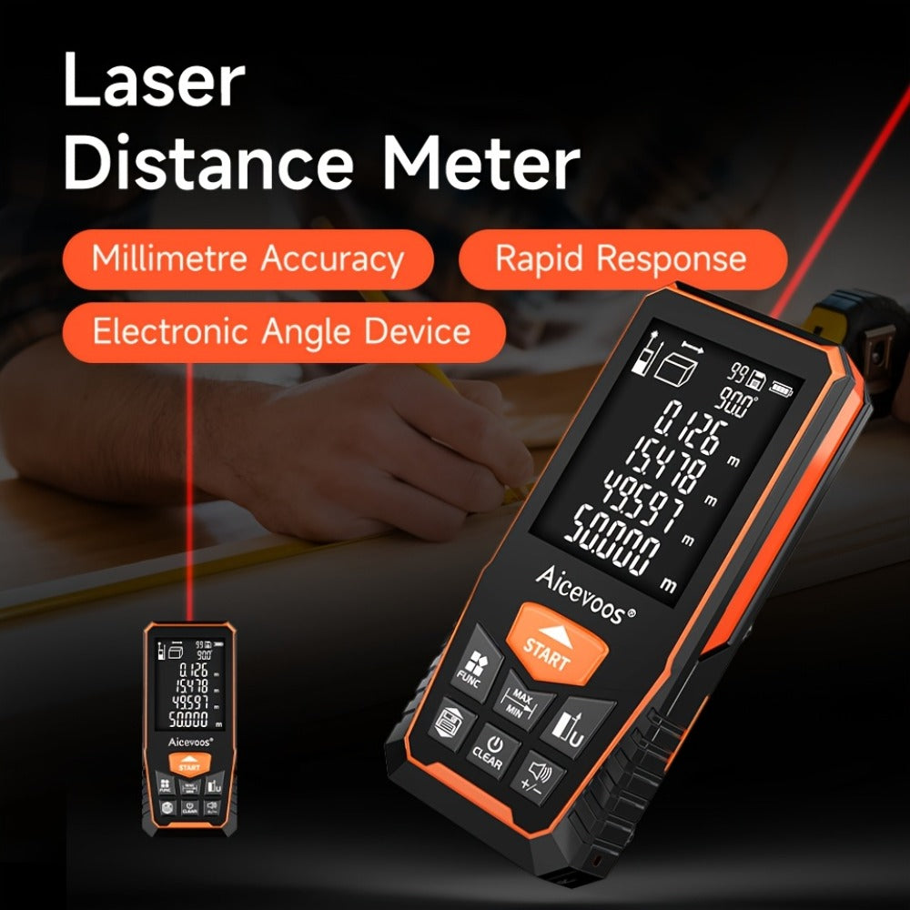 Digital Laser Rangefinder 50M 70M 100M 120M Laser Distance Meter Tape Measure Range Finder for Construction DIY Outdoor Contractor Gift - product image 13