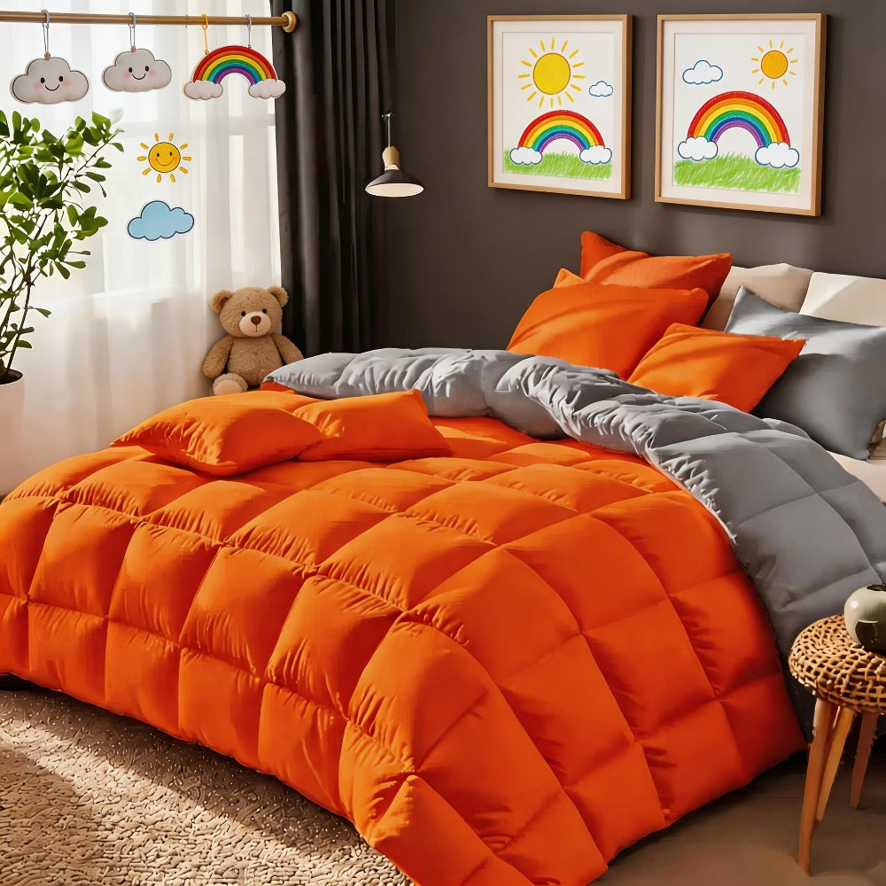 Comforter Set 7 Piece Bed in a Bag Full Queen King Soft Satin-Like Fabric with Fitted Sheet Flat Sheet Pillowcases Breathable Bedding Set for Bedroom Hotel - product image 30