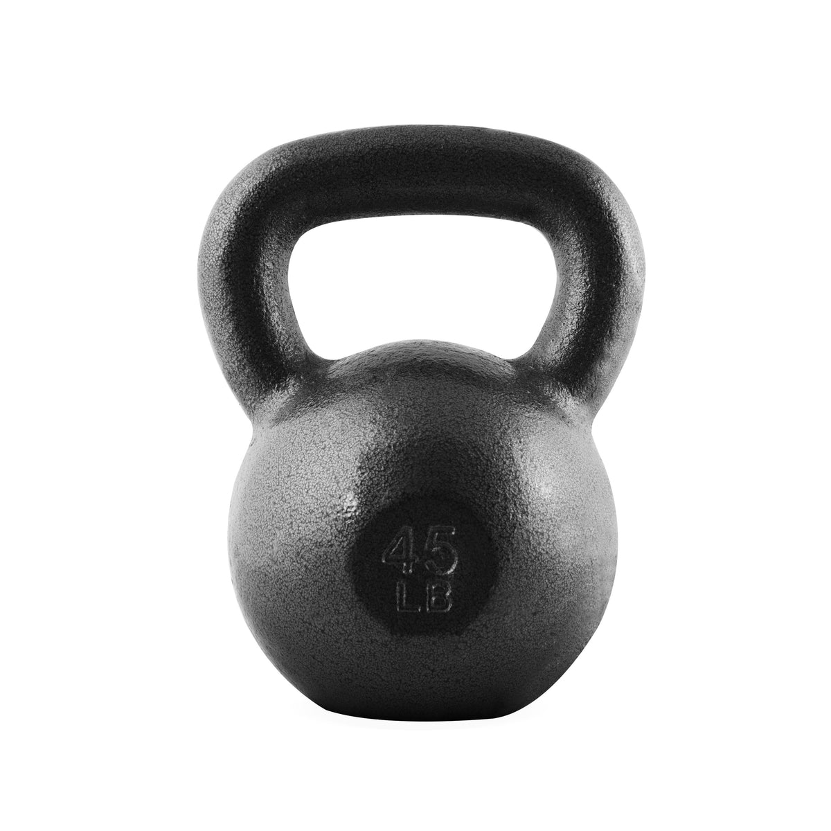 Cast Iron Kettlebell with Wide Flat Base – Hammerstone Painted, Anti-Corrosion, Smooth Grip Handle for Strength Training, Full Body Workout, CrossFit & Home Gym – 80 LB – Multiple Weight Options 10