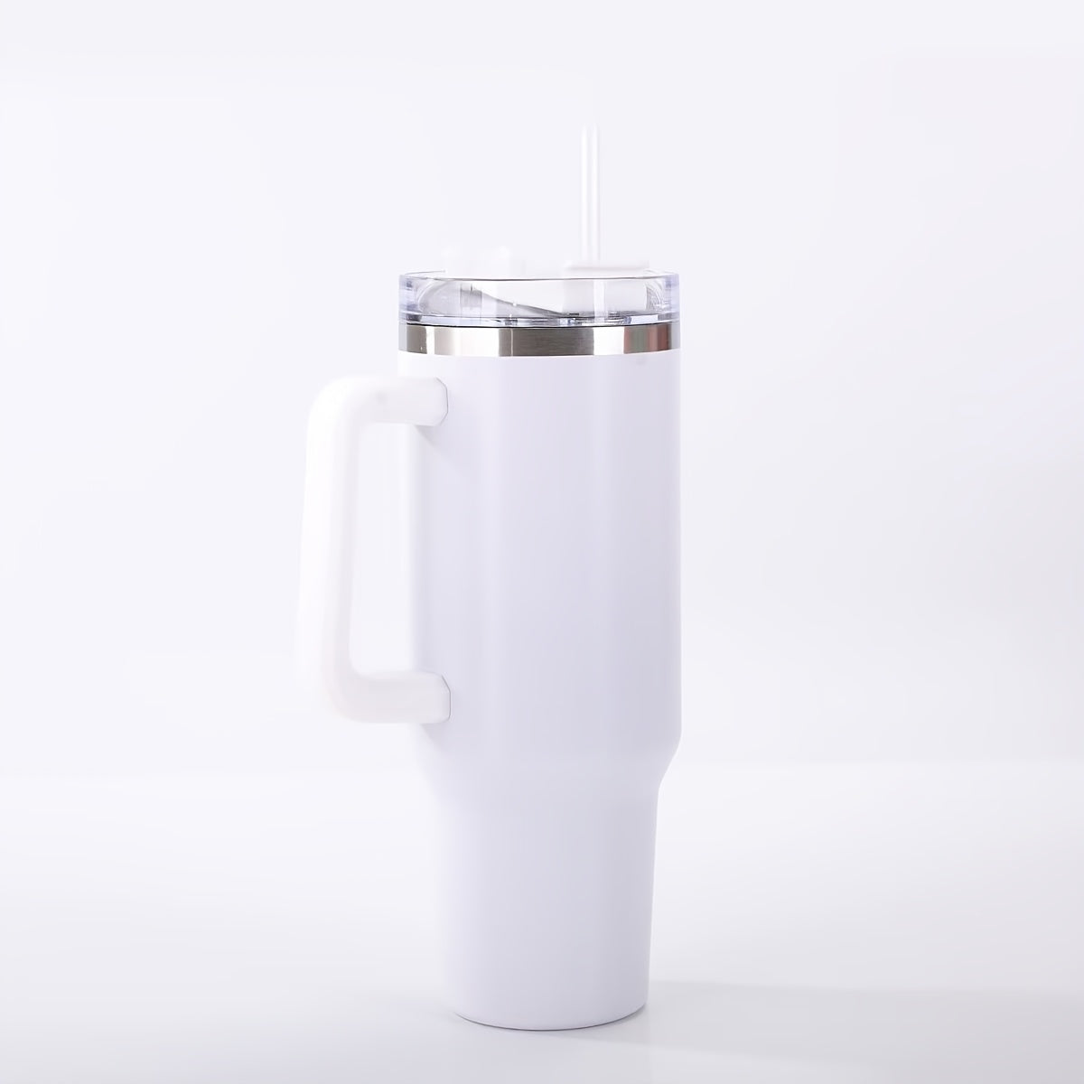 Double-Wall Vacuum 304 Stainless Steel Travel Cup, Leakproof & Rustproof, Hot & Cold Drinks, 15 Colors, Perfect Gift for Christmas, Travel & Outdoor | Insulated Tumbler 40oz with Handle & Straw Lid