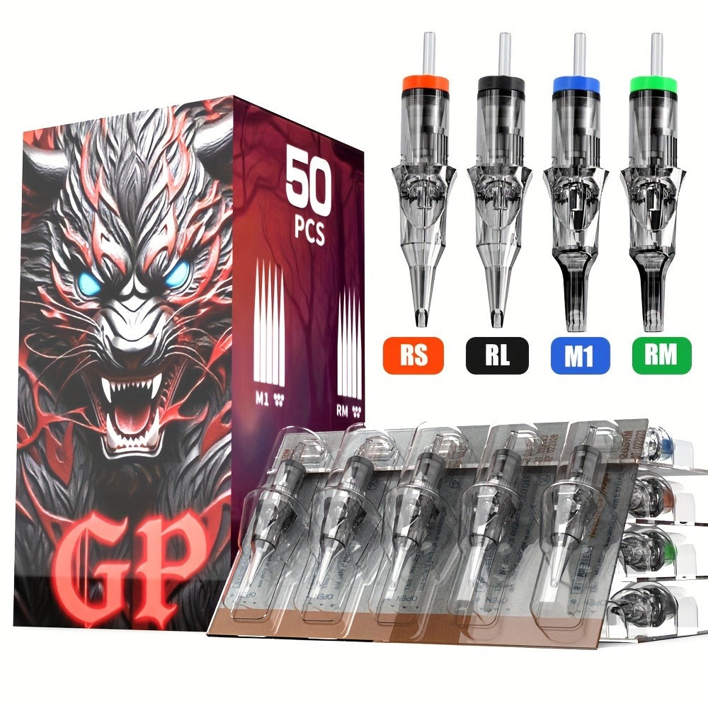Tattoo Gun Kit Complete Set GOLDPLUME Cordless Rotary Machine 1500mAh Power Supply 10 Needles 7 Inks Full Supplies for Beginners & Professional Artists - product image 6