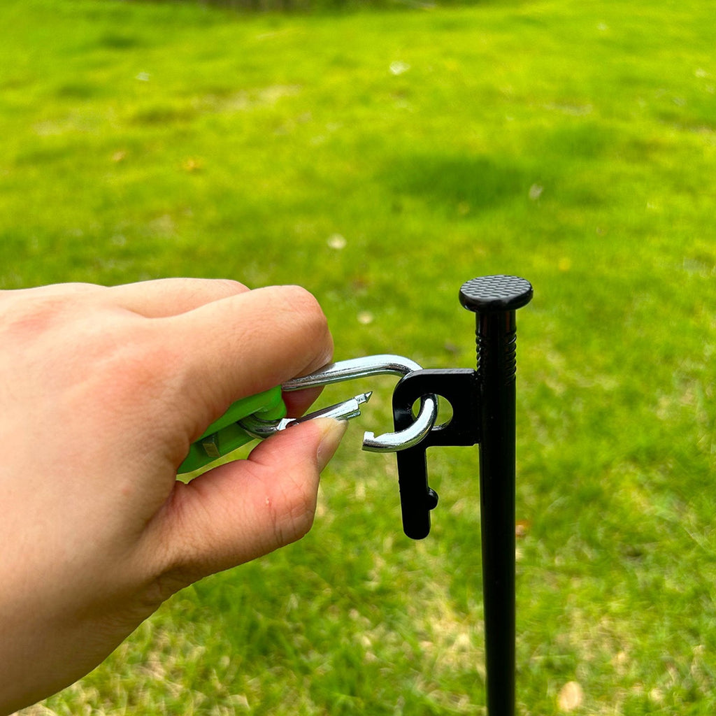 Reflective Camping Rope 4pcs 4M Adjustable Nylon Tent Guy Lines Windproof Ratchet Pulley for Tent Canopy Gazebo Tarp Outdoor - product image 5