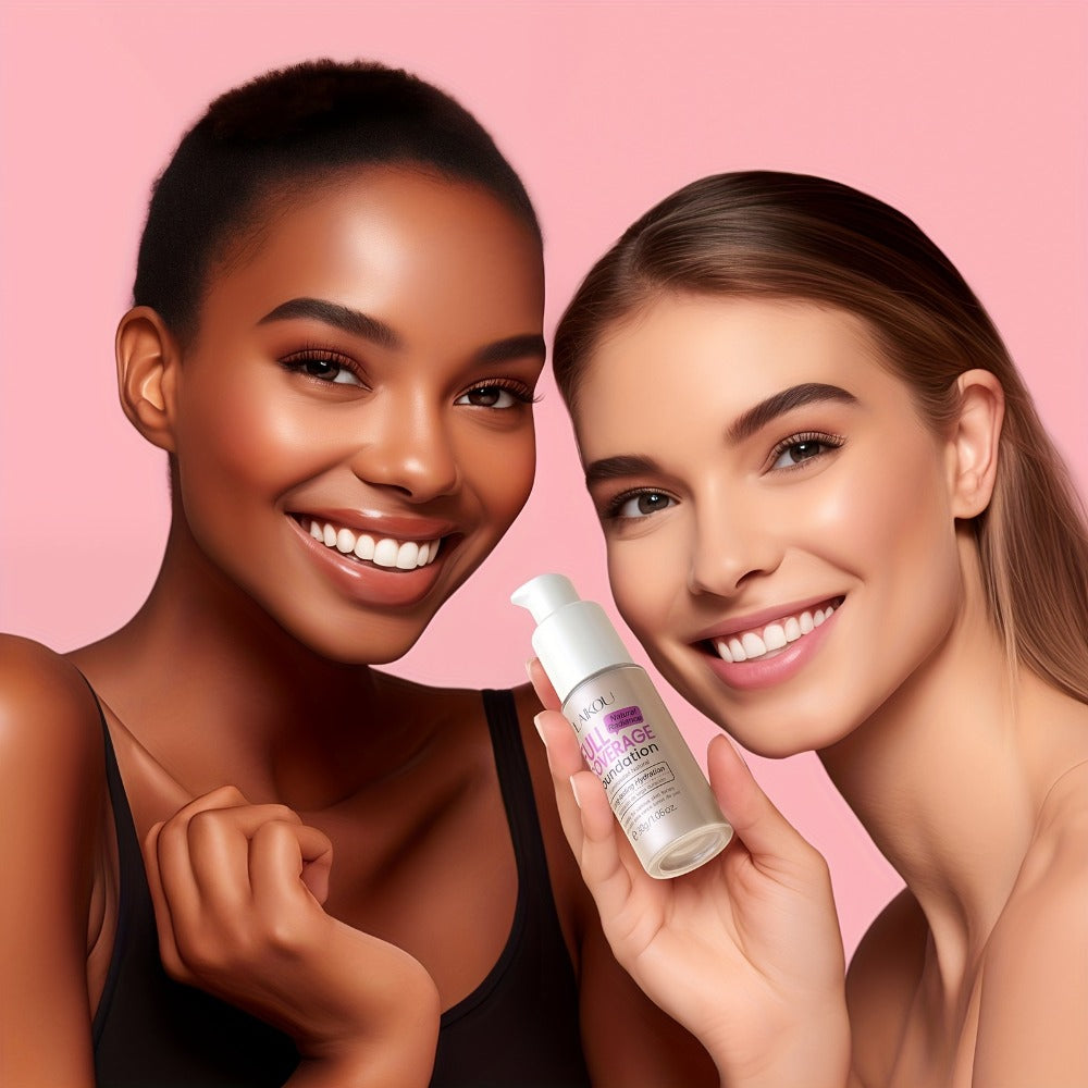 Hydrating Foundation 2 Pack Full Coverage Waterproof Long Lasting Hyaluronic Acid Pear Powder Invisible Pores Flawless Skin 6 Shades Ivory to Tan for Women Daily Office - product image 16
