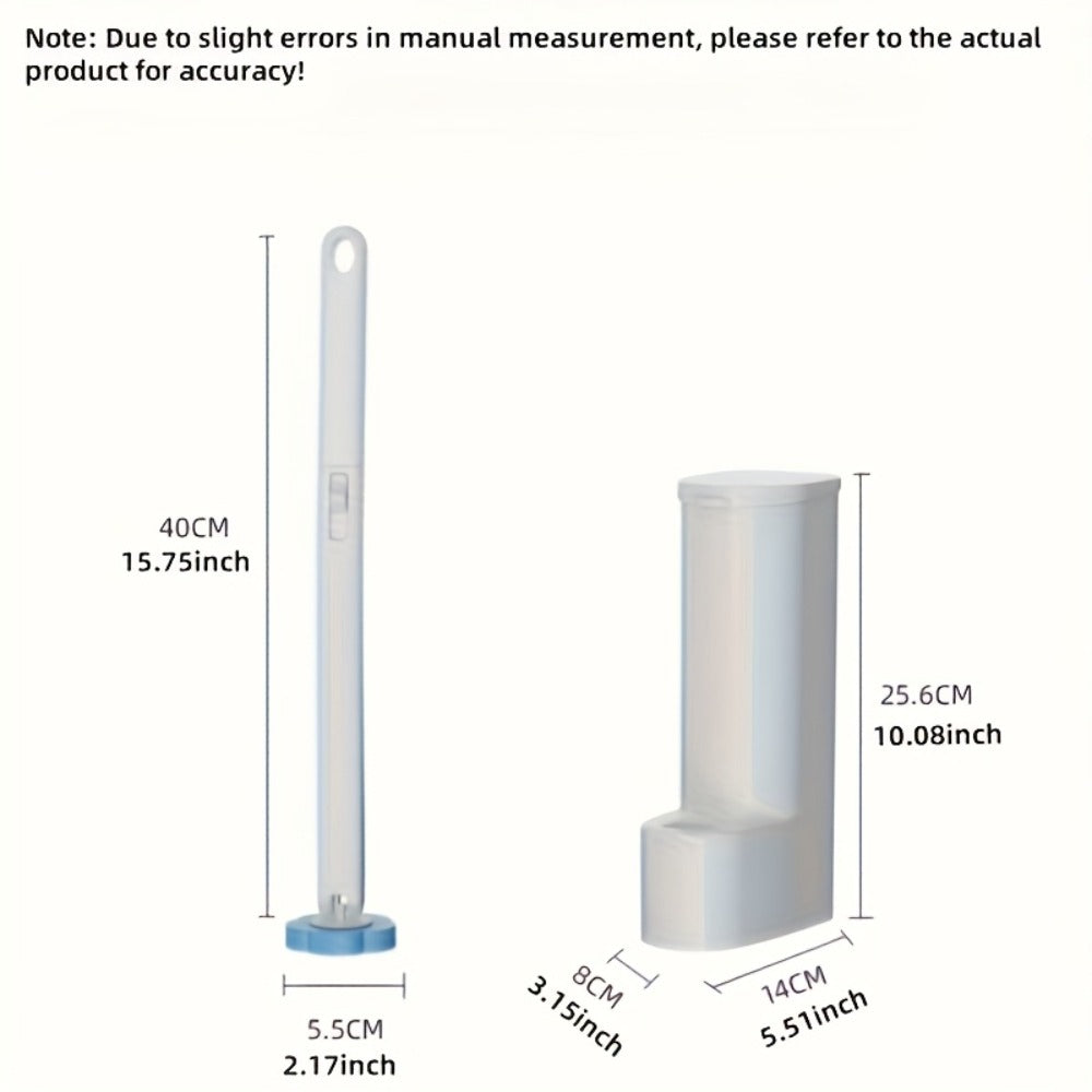 Disposable Toilet Brush Set with Replacement Heads – Hygienic No-Touch Bathroom Cleaning Brush with Stand Easy Install - product image 5