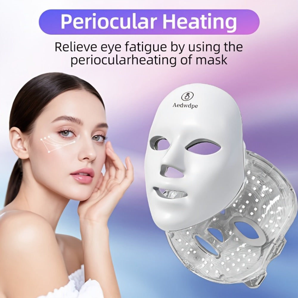 7 Color Photon LED Facial Device – Multifunctional Home Light Therapy Skin Care Tool Anti-Aging Collagen Boost Acne Brightening Rejuvenation Beauty Gift for Women - product image 8