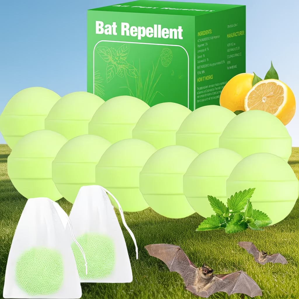 Peppermint Rodent Repellent Balls, Natural Mice Repellent Indoor Outdoor, Mouse Spider Ant Roach Repellent, Pest Control Balls for Home Garage Attic Kitchen - product image 2